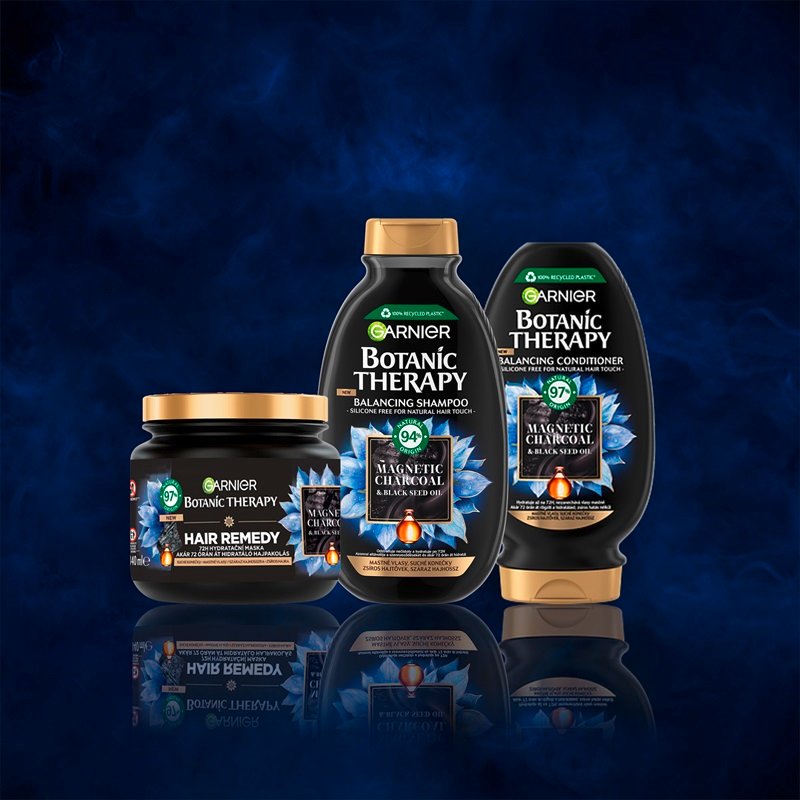 Botanic Therapy Magnetic Charcoal Čistiaci šampón - 7
